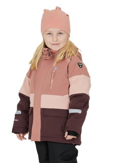 Zigzag Winter Ski Jacket Taylora W-PRO 15,000 (4-Way Stretch, waterproof, windproof) Burlwood pink children’s
